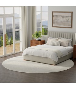 Nourison Serenity Home Ivory SRH05 8 ft. X Round Rug
