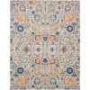Nourison Passion - Psn01 Ivory Multicolor Area Rug 9 ft. X 12 ft. Rectangle