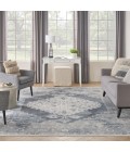 Nourison Astra Machine Washable Area Rug Nourison Astra Machine Washable Area Rug ASW11 Blue/Ivory