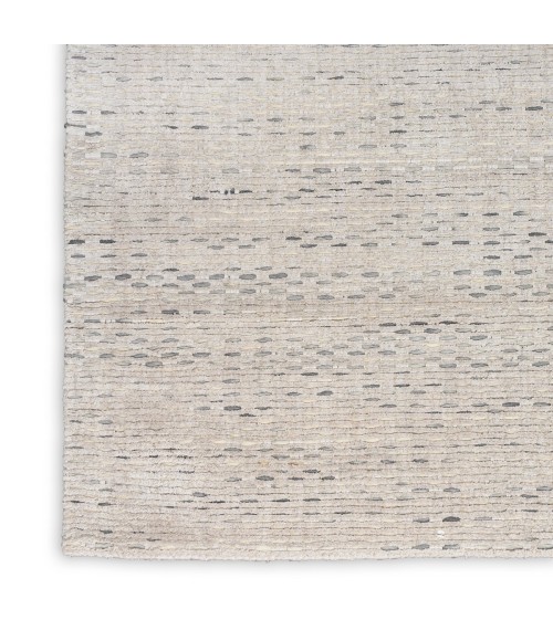Calvin Klein Valley Silver Rug VLL01 10 ft. X 14 ft. Rect. - Rugs Town Calvin Klein Valley Silver VLL01 10 ft. X 14 ft. Rect. Rug