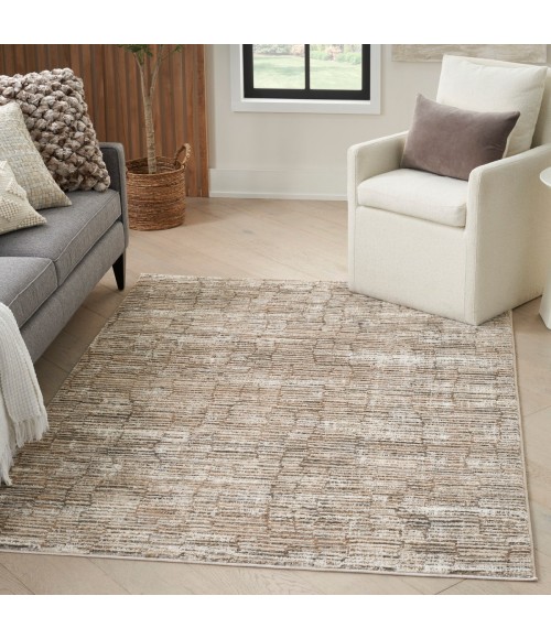 Nourison Sustainable Trends Ivory Mocha SUT06 6 ft. X 9 ft. Rect. Rug