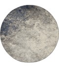 Nourison Passion Round Area Rug PSN10-Charcoal/Ivory