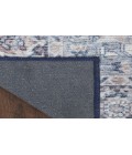 Nicole Curtis Machine Washable Series 1 Ivory Navy SR101 4 ft. X 6 ft. Rectangle Rug