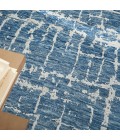 Nourison Luna Blue Silver LUN02 8 ft. X 10 ft. Rect. Rug