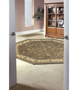 Nourison 2000 - 2003 Olive Area Rug 6 ft. X Round