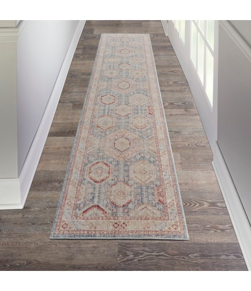 Nourison ENCHANTING HOME Area Rug Nourison Enchanting Home Runner Area Rug ENH01-Light Blue Multi