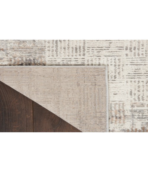 Nourison Elation Ivory Grey ETN05 2 ft. X 6 ft. Rectangle Rug