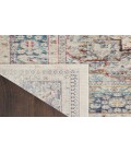 Nourison Vintage Kashan Ivory Blue VKA07 2 ft. X 4 ft. Rectangle Rug