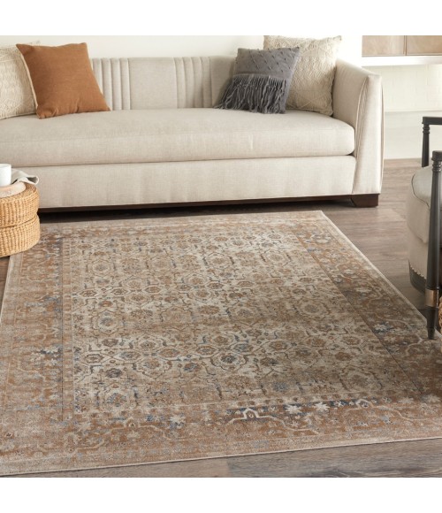 Nourison MALTA Area Rug kathy ireland Home Malta Area Rug MAI04-Taupe