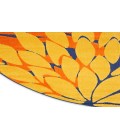 Nourison Aloha Navy Multicolor ALH05 7 ft. 10 in. Round Rug