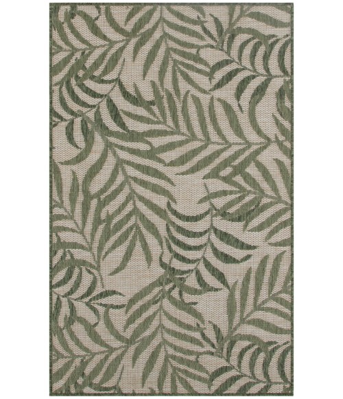Nourison Garden Oasis Ivory Green GOA01 3 ft. X 5 ft. Rectangle Rug