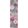 Nourison Passion - Psn17 Grey Area Rug 2 ft. 2 X 7 ft. 6 Rectangle