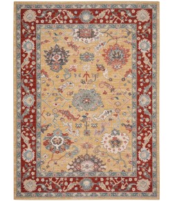 Nourison Parisa - Psa07 Gold Brick Area Rug 8 ft. 6 in. X 11 ft. 6 in. Rectangle