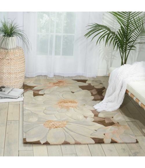 Nourison Tropics Area Rug TS13-Mocha