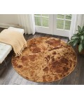 Nourison Somerset Round Area Rug ST745-Latte