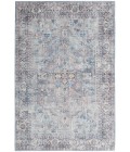 Nicole Curtis Machine Washable Series 1 Area Rug SR104 Light Grey/Blue