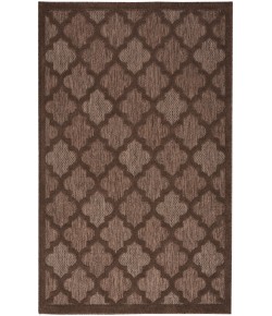 Nourison Easy Care Brown NES01 5 ft. X 7 ft. Rectangle Rug