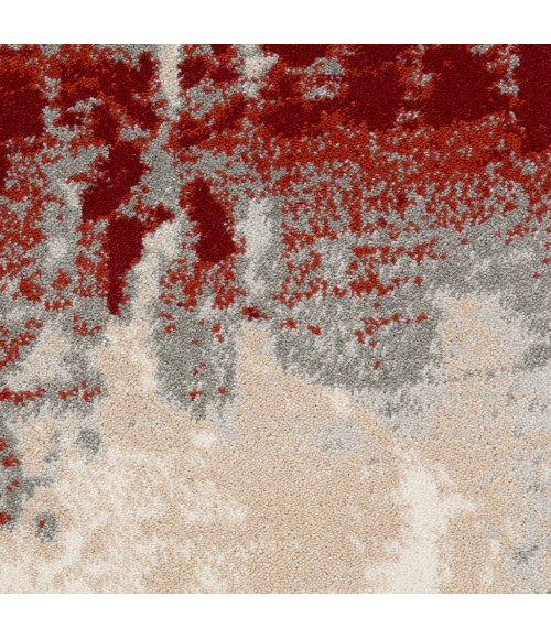 Nourison MAXELL Area Rug Nourison Maxell Area Rug MAE14-Ivory/Red