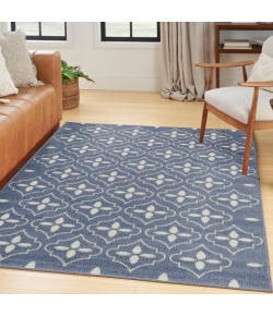 Nourison Home Nourison Essentials Blue Ivory NRE04 4 ft. X 6 ft. Rectangle Rug