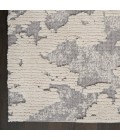 Nourison Textured Contemporary Runner Area Rug TEC01-Ivory/Grey