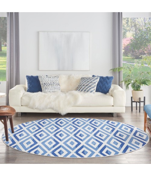 Nourison Whimsicle Area Rug WHS04-Ivory Blue