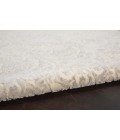 Nourison SAHARA Area Rug kathy ireland Home Sahara Area Rug KI390-Ivory/Silver