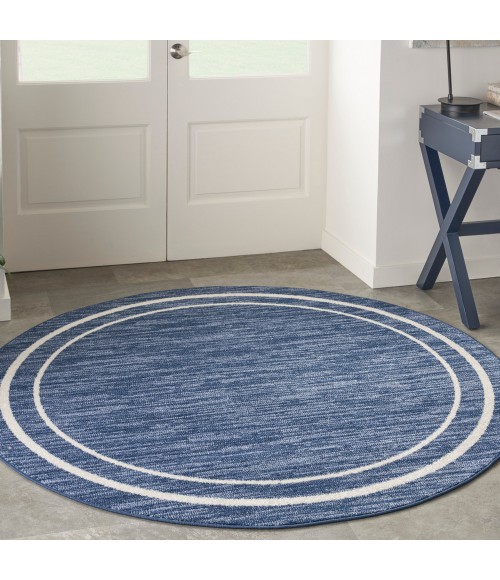 Nourison Nourison Essentials Area Rug NRE02 Navy/Ivory