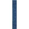 Nourison Essentials - Nre01 Navy Blue Area Rug 2 ft. 2 in. X 20 ft. Runner