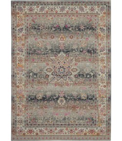 Nourison Vintage Kashan - Vka01 Grey Area Rug 4 ft. X 6 ft. Rectangle