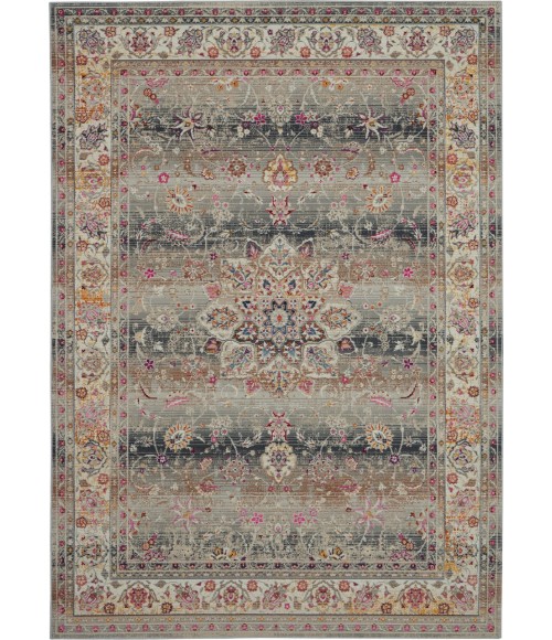 Nourison Vintage Kashan Area Rug VKA01-Grey