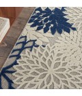 Nourison Aloha Area Rug ALH05-Ivory/Navy