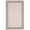 Nourison Essentials - Nre02 Ivory Black Area Rug 2 ft. X 4 ft. Rectangle