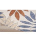 Nourison Aloha Blue Mocha ALH18 7’10” Round Rug