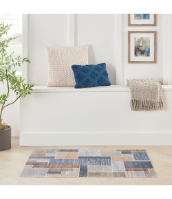 Nourison Astra Washables - Asw09 Multicolor Area Rug 3 ft. 3 in. X 5 ft. Rectangle