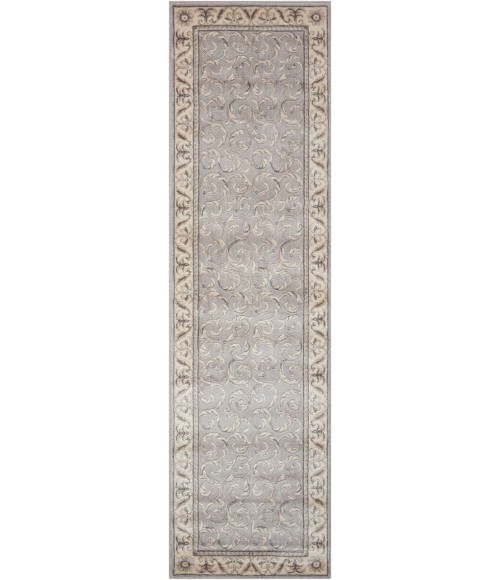 Nourison Somerset Runner Area Rug ST02-Silver