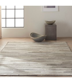 Calvin Klein Ck17: Prairie - Pra1 Silver Area Rug 4 ft. X 6 ft. Rectangle