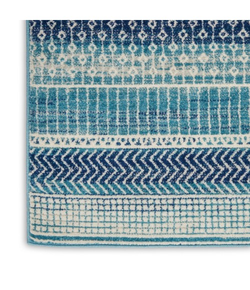 Nourison Passion Area Rug PSN26 Navy Blue 2'2" x 10'