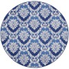 Nourison Whimsicle - Whs01 Blue Area Rug 8 ft. X Round