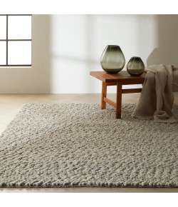 Calvin Klein Ck940 Riverstone - Ck940 Grey Ivory Area Rug 5 ft. 3 in. X 7 ft. 5 in. Rectangle