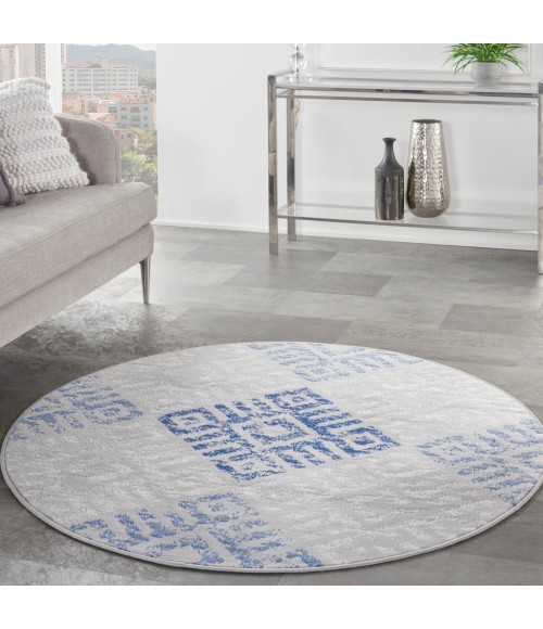 Nourison WHIMSICLE Area Rug Nourison Whimsicle Area Rug WHS18-Grey Blue