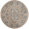 Nourison Quarry Beige Grey QUA05 8 ft. X Round Rug
