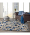 Nourison Aloha Area Rug ALH17-Natural/Blue