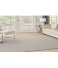 Nourison Courtyard Ivory/Charcoal COU01 8 ft. Square Rug