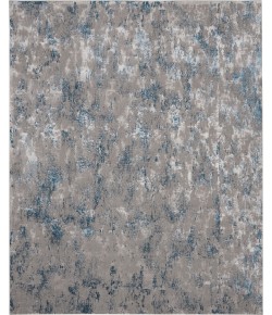 Nourison Royal Terrace - Ki45 Grey Blue Area Rug 7 ft. 10 in. X 9 ft. 10 in. Rectangle