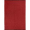 Nourison Essentials - Nre01 Brick Red Area Rug 6 ft. X 9 ft. Rectangle