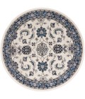 Nourison Home Nourison Essentials Ivory Blue Rug NRE05 8 ft. Round - Rugs Town Nourison Home Nourison Essentials Ivory Blue NRE05 8 ft. Round Rug
