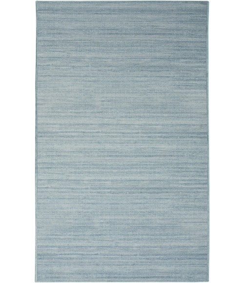 Nourison Washable Essentials Aqua WAE01 2 ft. X 6 ft. Rectangle Rug
