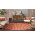 Nourison Reversible Indoor Outdoor Coral RVB01 8 ft. Round Rug