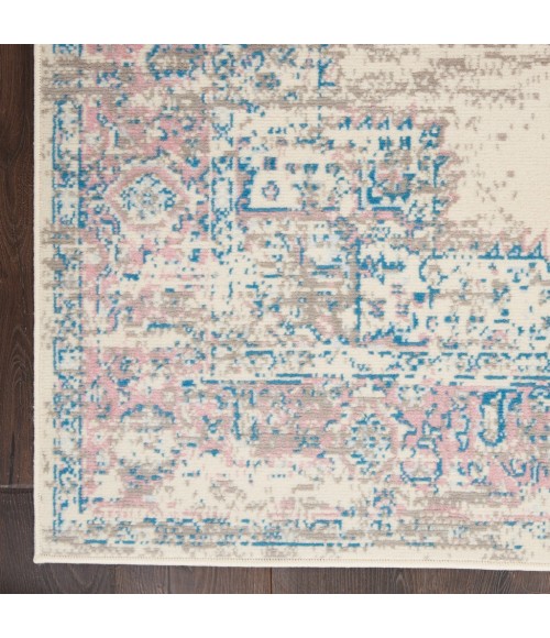 Nourison Grafix Area Rug GRF14-Ivory/Pink