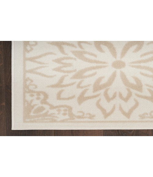 Nourison Jubilant Ivory Beige JUB06 2 ft. 3 in. X 7 ft. 3 in. Rectangle Rug